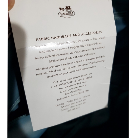 RARE Coach Blue Silver Crossbody or Shoulder Bag - Picture 7 of 17